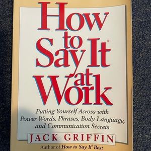 How To Say It At Work book by Jack Griffin